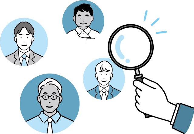 外国人を採用するイメージのイラスト